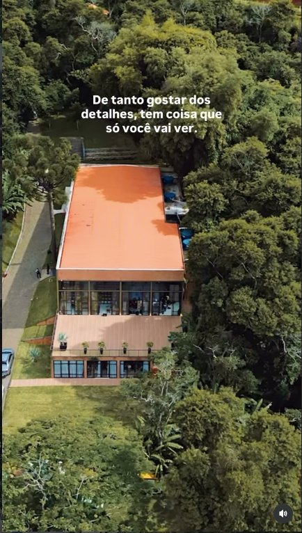 Vista aérea da Fazenda Vale Imperial, sede campestre da Escola Recanto.